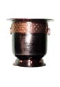 copper flower pots