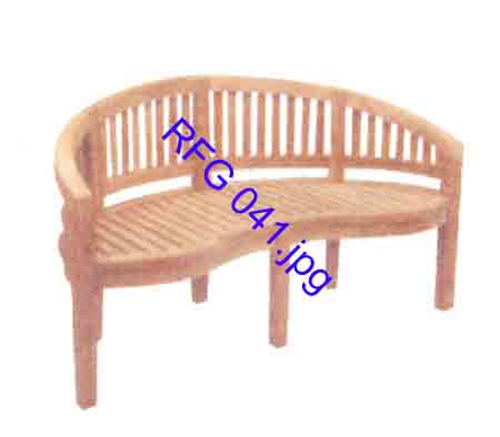 Curved Back Bench