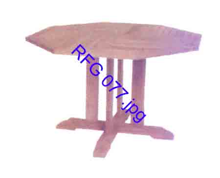 Hexagon Outdoor Table | Woodworking Project Plans