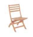 teak folding chair