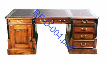 Mahogany Partner Desk