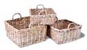 small rattan baskets